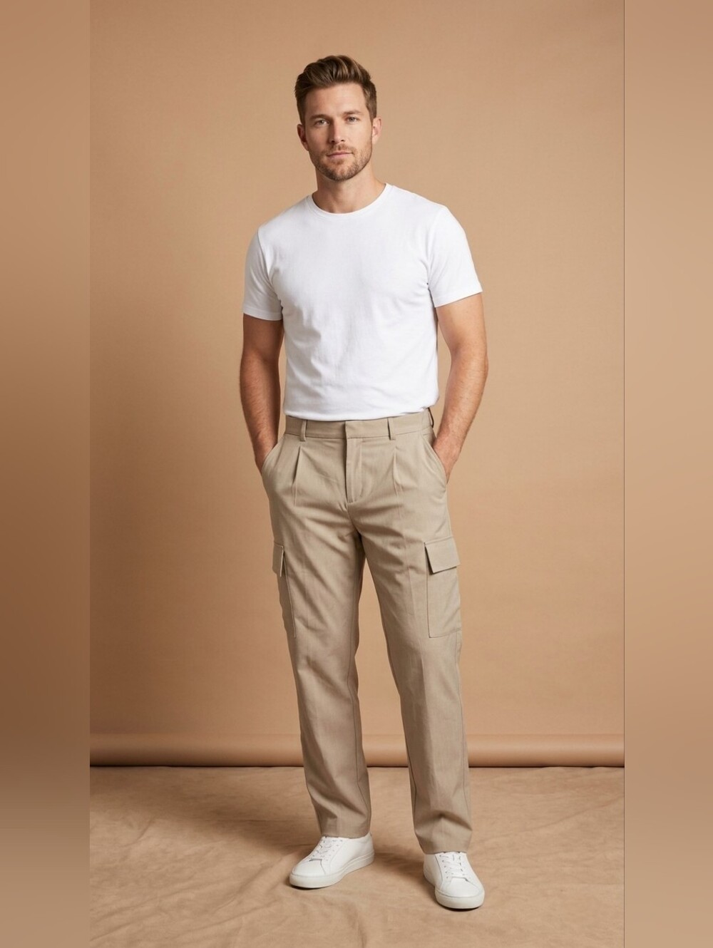 $75 Alfani Mens Refined Cargo Pants